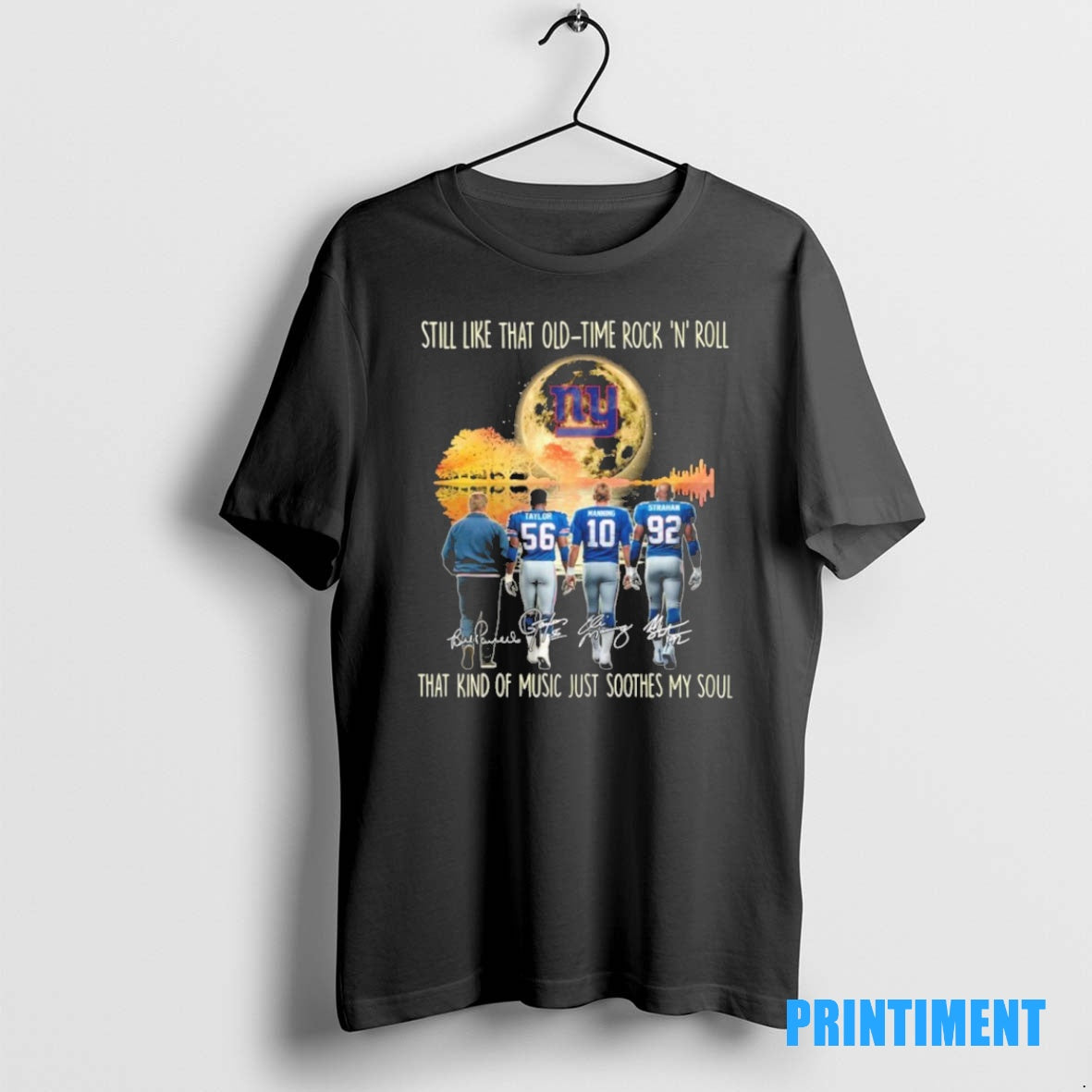 Official New York Giants Still Like That Old Time Rock N Roll That Kind Of Shirt Hoodie Sweatshirt | PurePodTees.com