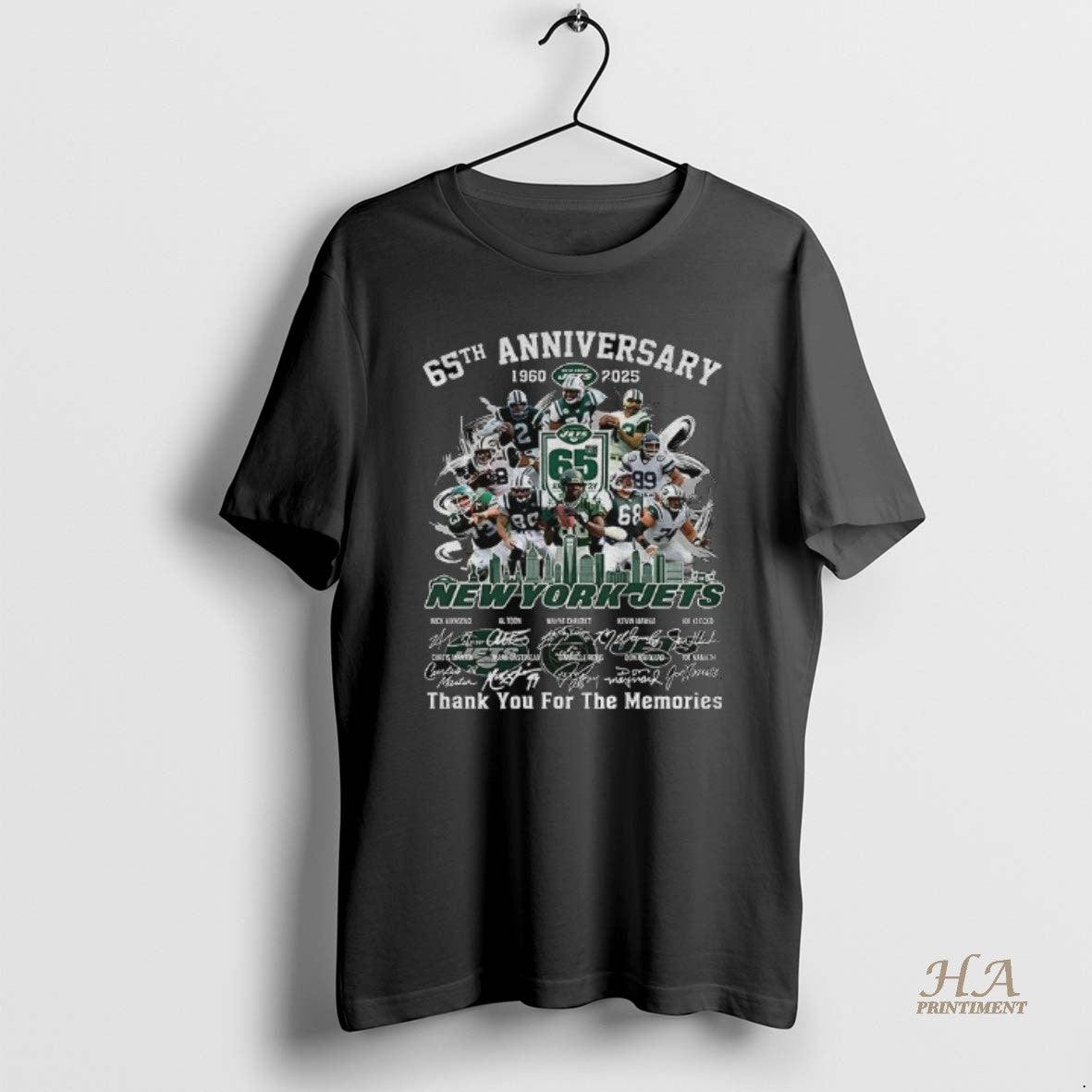 Official New York Jets 65th Anniversary 1960 2025 Take Flight Thank You For The Memories Shirt Hoodie Sweatshirt