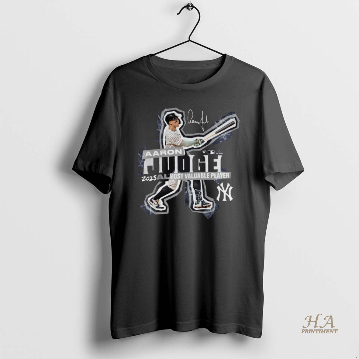 Official New York Yankees Aaron Judge 2025 National League Most Valuable Player Signature Shirt Hoodie Sweatshirt