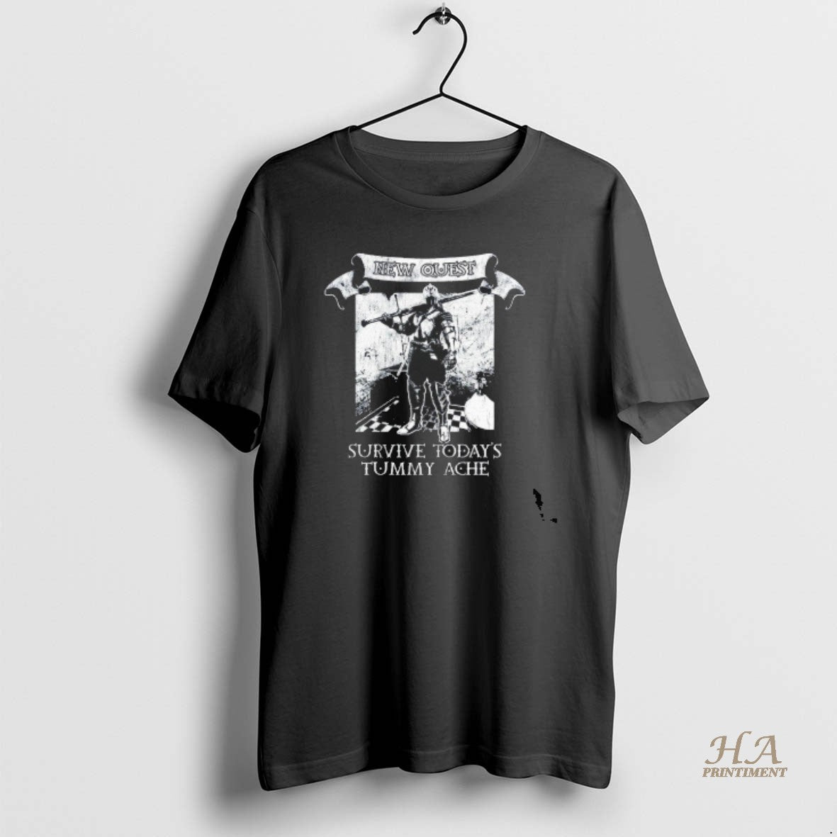 Official New Quest Survived Todays Tummy Ache Blackshirt Shirt Hoodie Sweatshirt | PurePodTees.com
