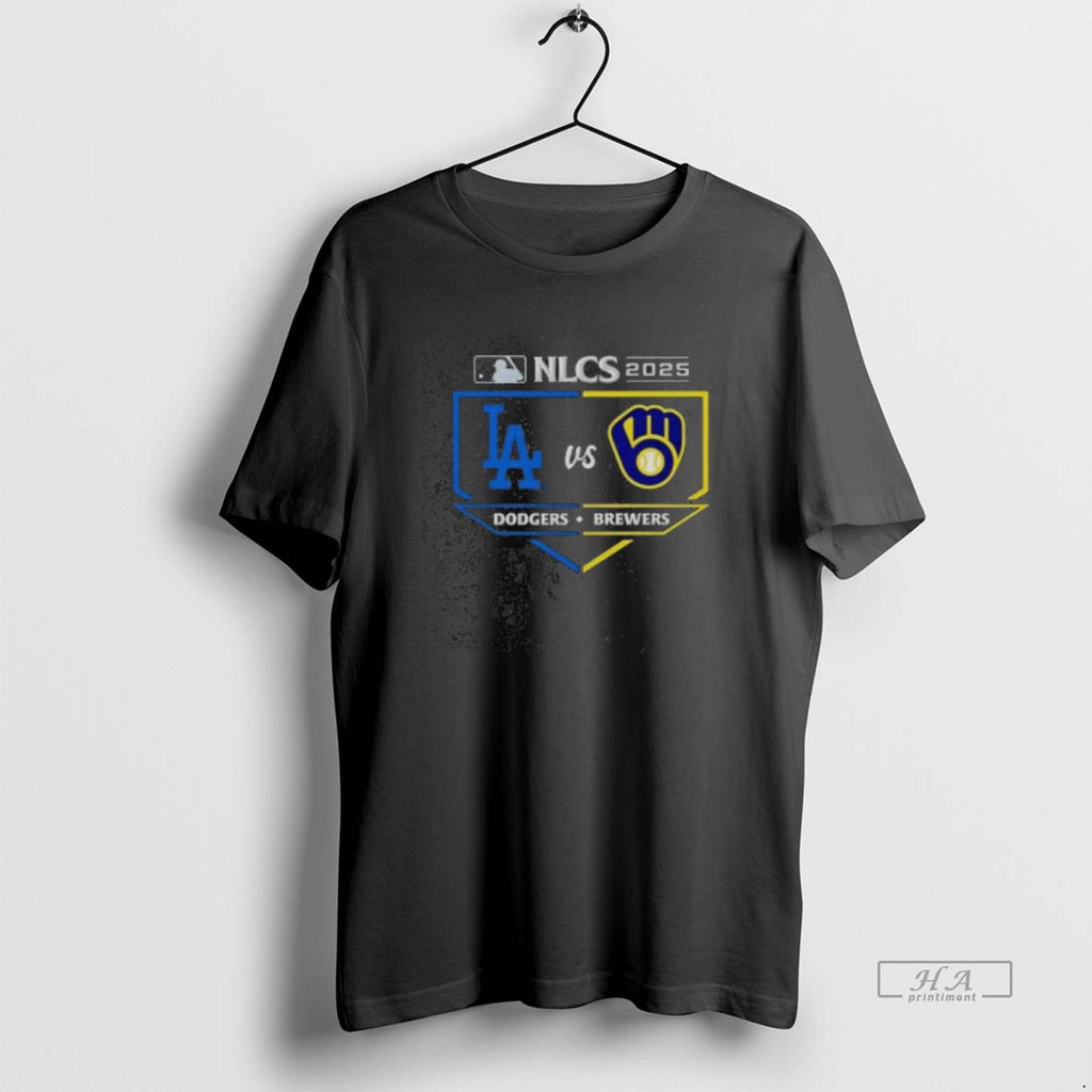 Official Nice Milwaukee Brewers Vs Los Angeles Dodgers 2025 Nlcs Matchup Washed