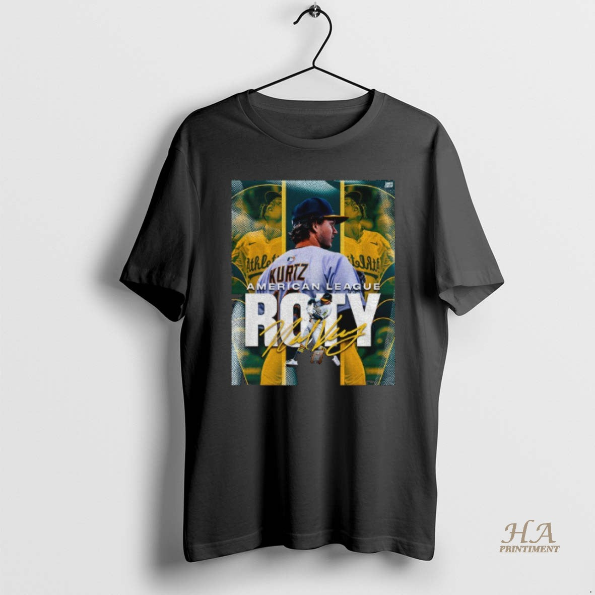 Official Nick Kurtz Oakland Athletics Is The American League Rookie Of The Year Signature Shirt Hoodie Sweatshirt