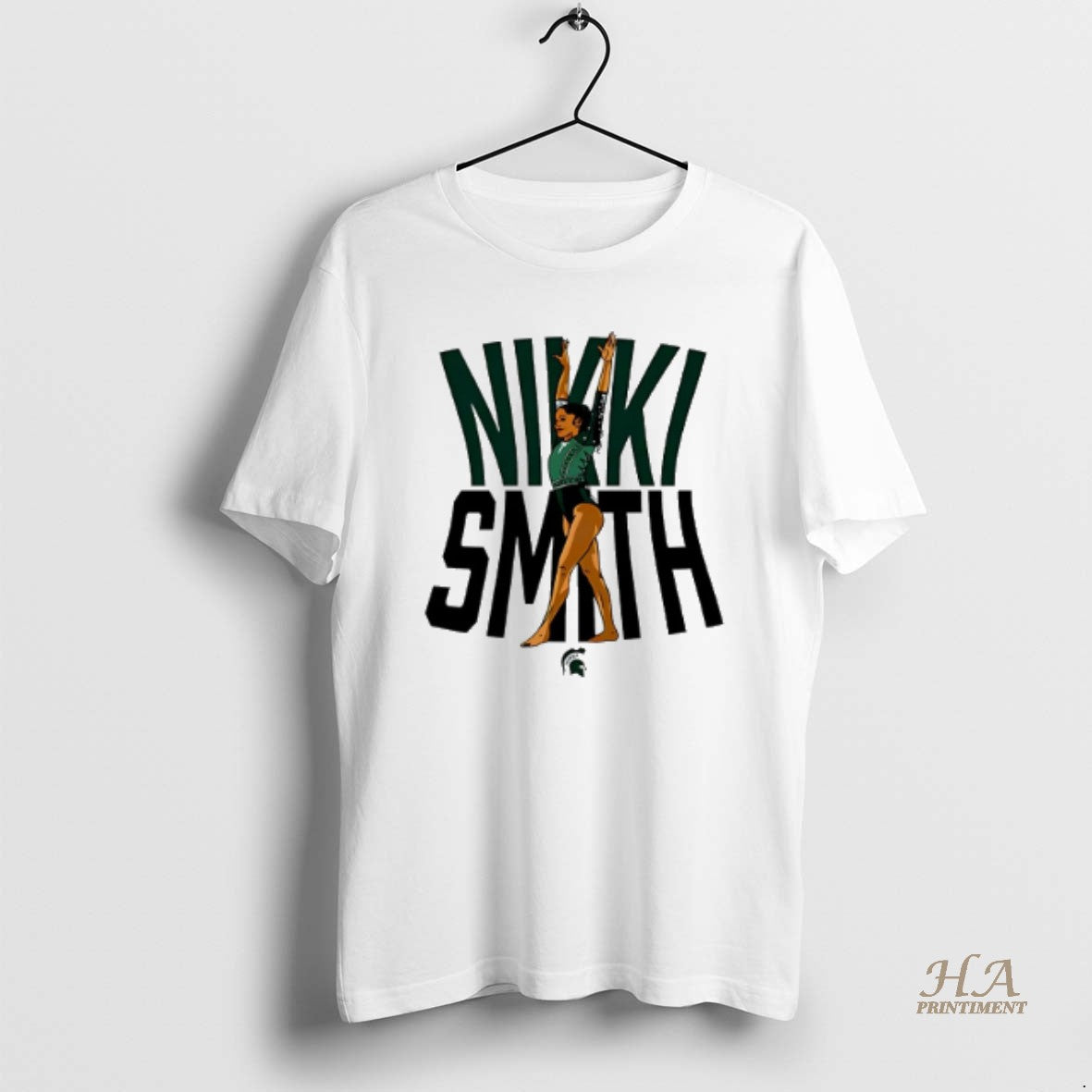 Official Nikki Smith Michigan State Gymnastics Ncaa Caricature Shirt Hoodie Sweatshirt | PurePodTees.com
