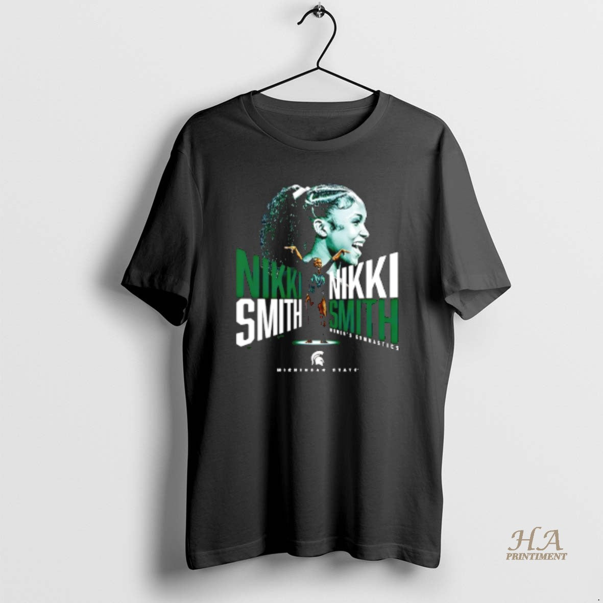 Official Nikki Smith Michigan State Gymnastics Ncaa Player Collage Shirt Hoodie Sweatshirt | PurePodTees.com