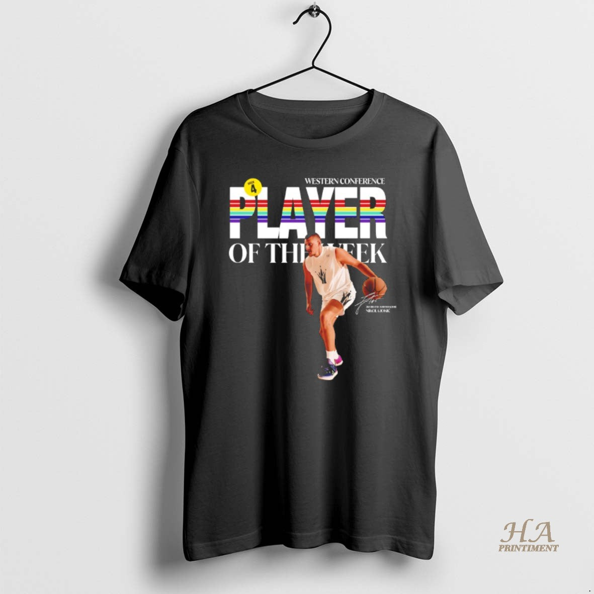Official Nikola Jokic Western Conference Player Of The Week Shirt Hoodie Sweatshirt | PurePodTees.com