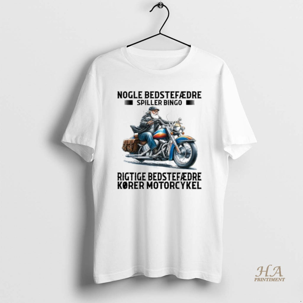 Official Nogle Bedstefaedre Spiller Bingo Rigtige Bedstefaedre Korer Motorcykel Shirt Hoodie Sweatshirt | PurePodTees.com
