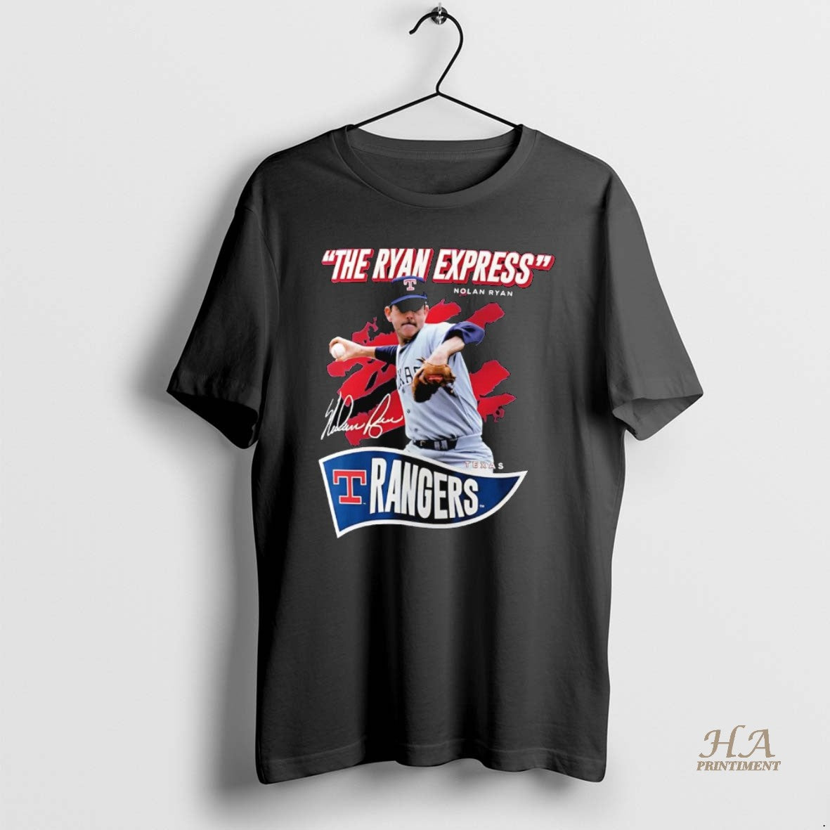 Official Nolan Ryan The Ryan Express Texas Rangers Shirt Hoodie Sweatshirt | PurePodTees.com