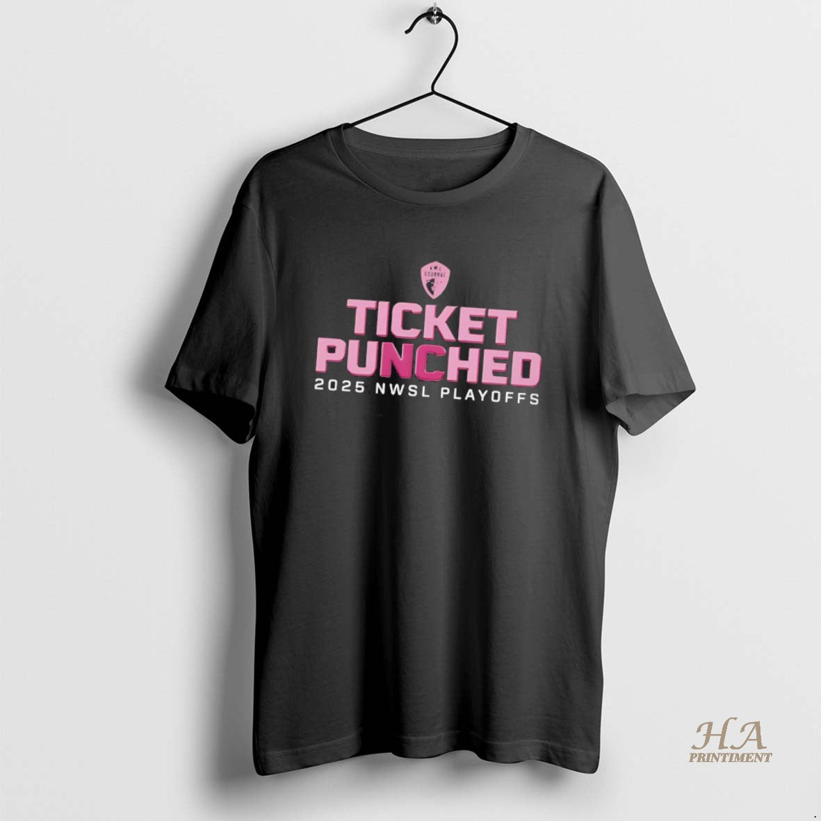 Official North Carolina Courage Ticket Punched 2025 Nwsl Playoffs Shirt Hoodie Sweatshirt | PurePodTees.com