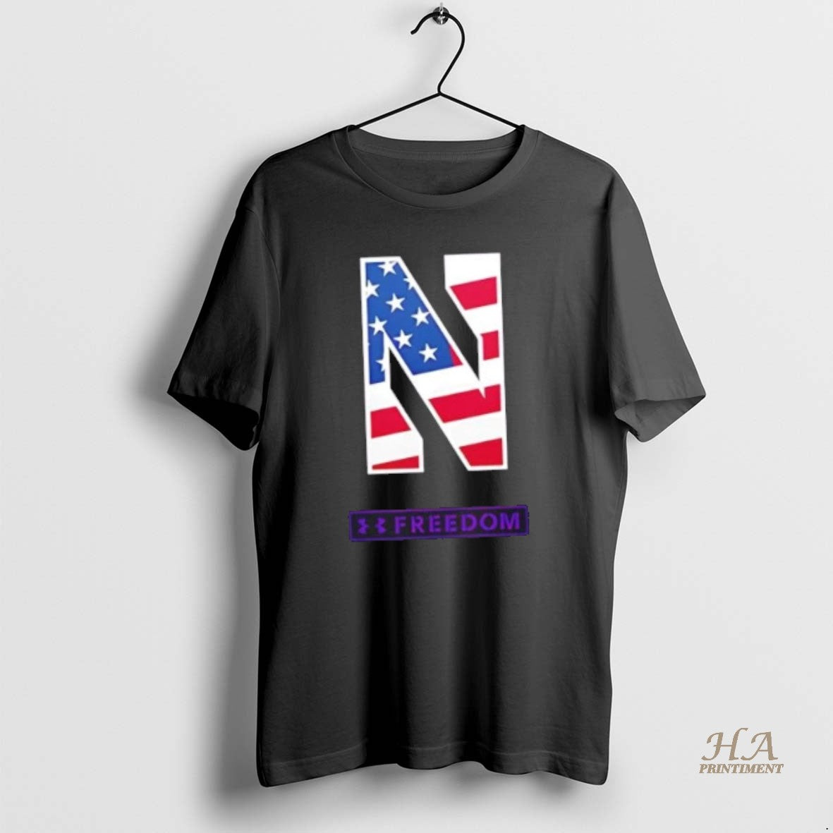 Official Northwestern Military Freedom Us Flag 2 Sided Shirt Hoodie Sweatshirt | PurePodTees.com