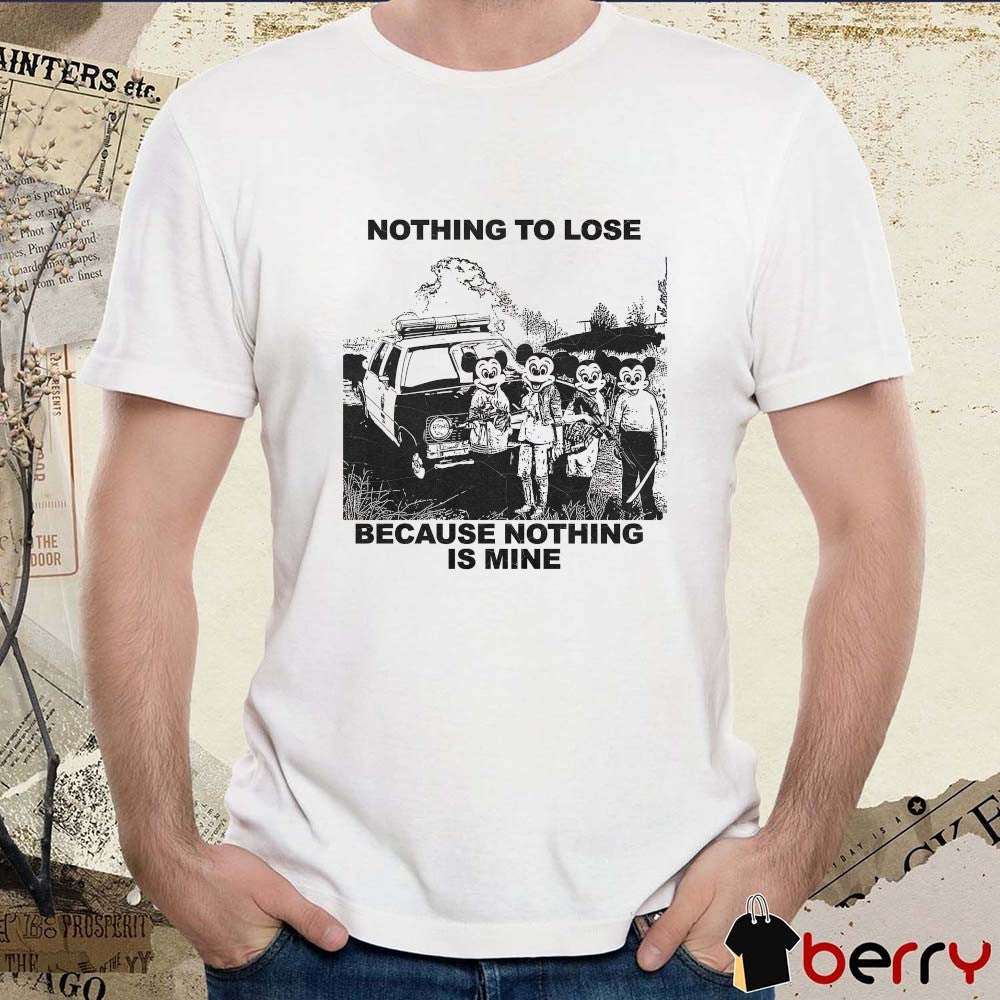 Nothing To Lose Because Nothing Is Mine Retro Gothic Vacation Graphic t-shirt
