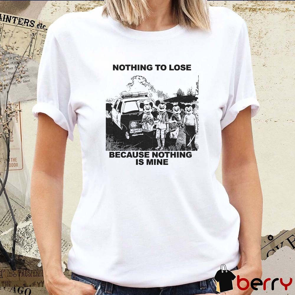 Nothing To Lose Because Nothing Is Mine Retro Gothic Vacation Graphic t-shirt