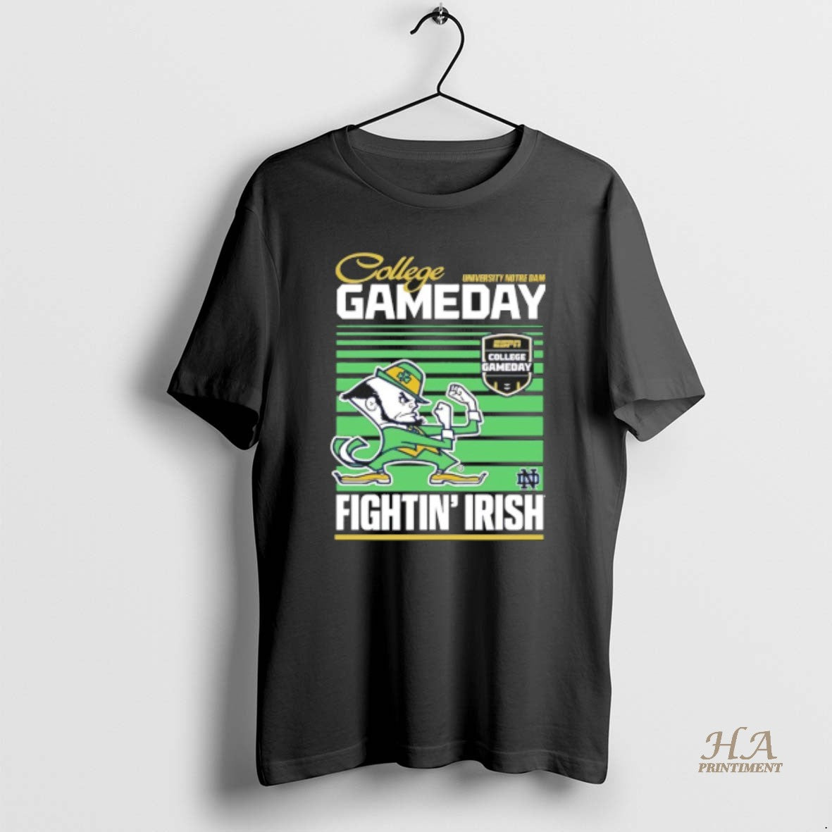 Official Notre Dame Fighting Irish Football College Gameday 2025 Shirt Hoodie Sweatshirt | PurePodTees.com