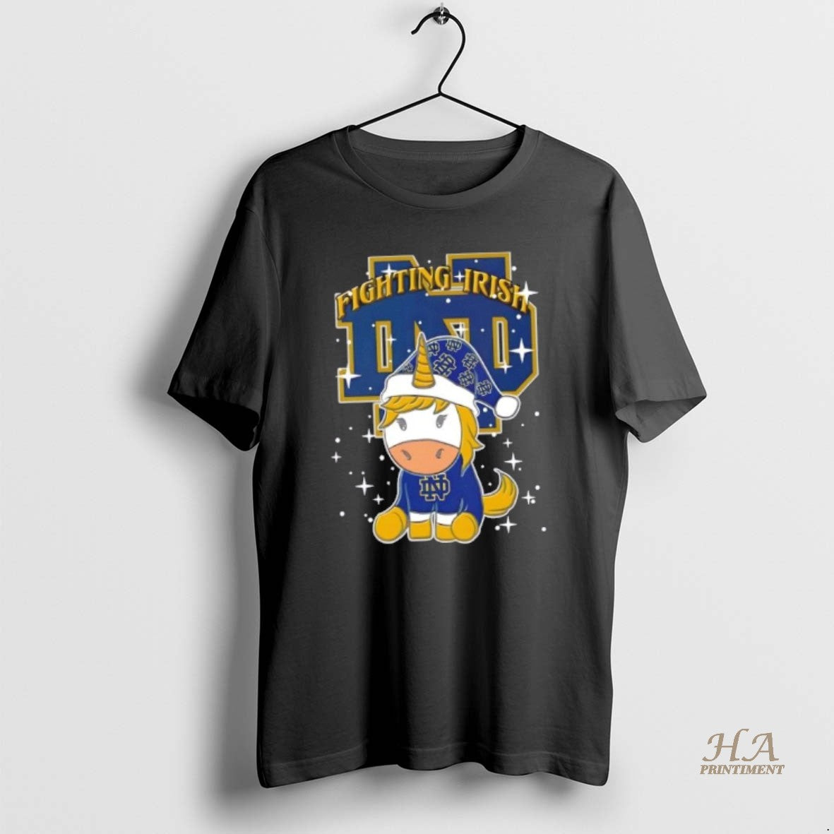 Official Notre Dame Fighting Irish Football X Unicorn Merry Christmas Shirt Hoodie Sweatshirt | PurePodTees.com