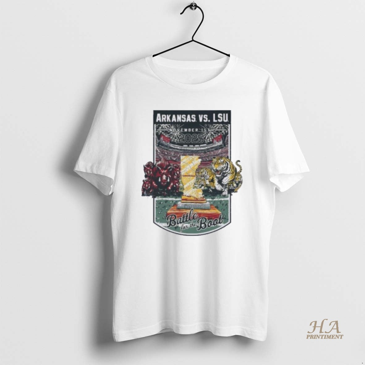Official November 15th Arkansas Vs Lsu Game Day 2025 Shirt Hoodie Sweatshirt | PurePodTees.com