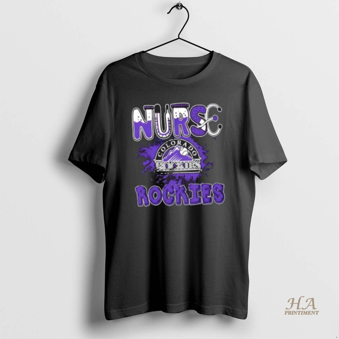 Official Nurse X Colorado Rockies Baseball Shirt Hoodie Sweatshirt | PurePodTees.com