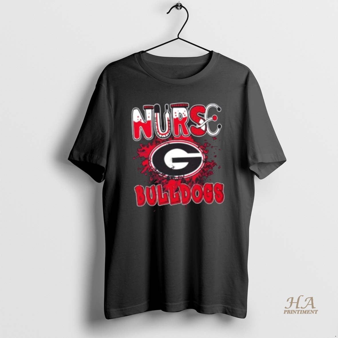 Official Nurse X Georgia Bulldogs Football Shirt Hoodie Sweatshirt | PurePodTees.com