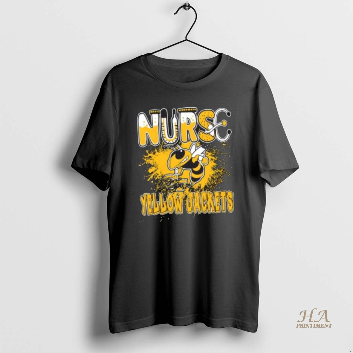 Official Nurse X Georgia Tech Yellow Jackets Football Shirt Hoodie Sweatshirt | PurePodTees.com