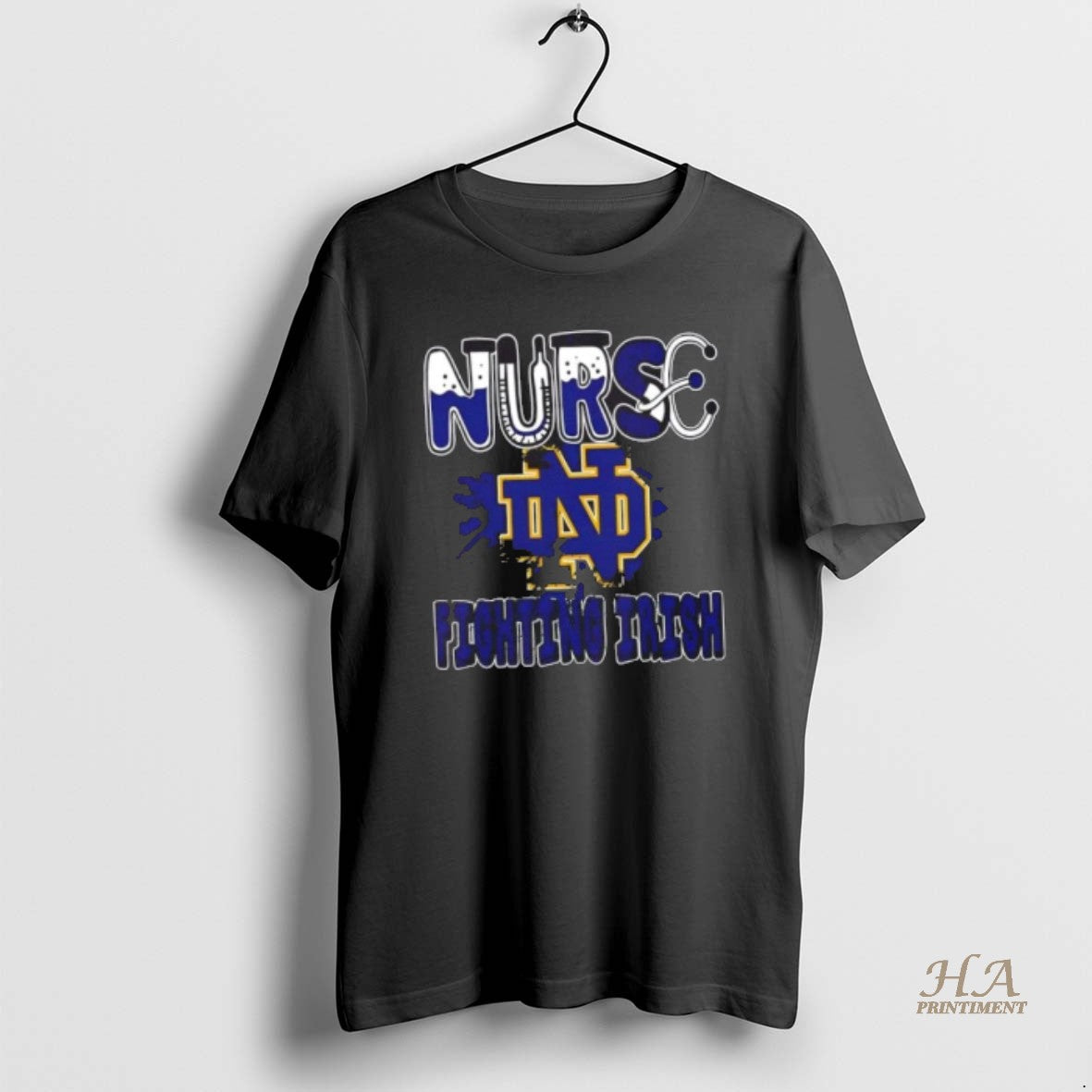 Official Nurse X Notre Dame Fighting Irish Football Shirt Hoodie Sweatshirt | PurePodTees.com