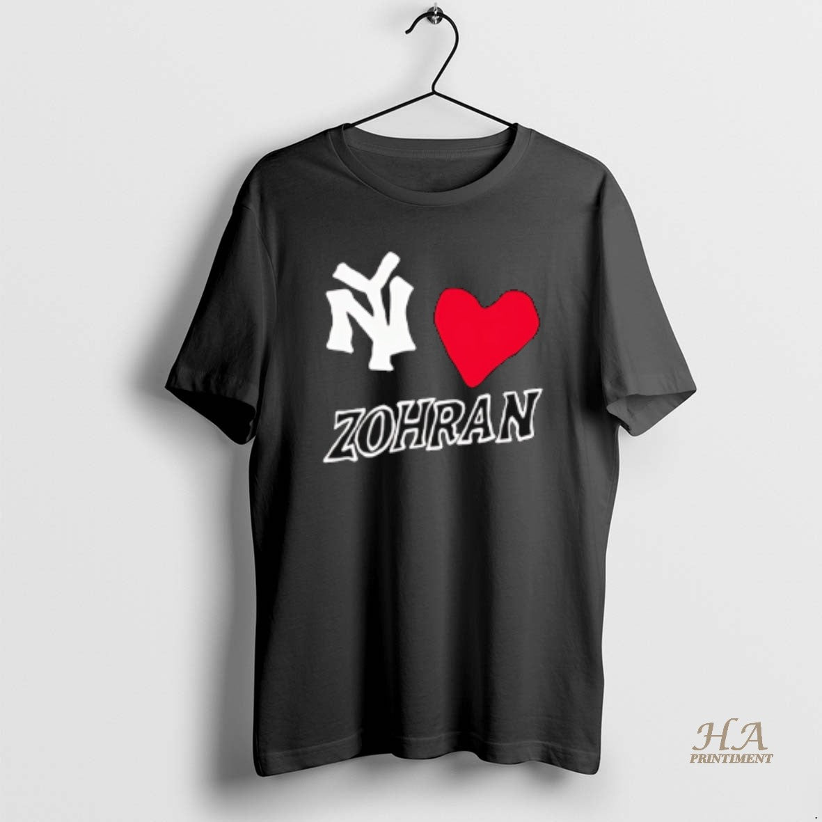 Official Ny New York Loves Zohran Shirt Hoodie Sweatshirt | PurePodTees.com