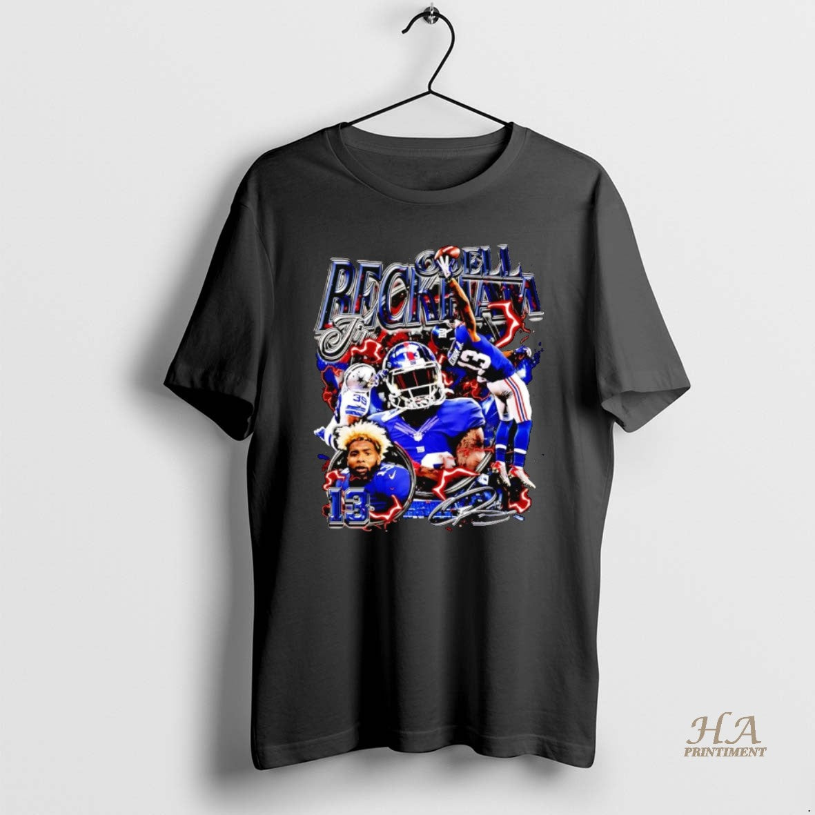 Official Odell Beckham Jr Picture Collage New York Giants Shirt Hoodie Sweatshirt | PurePodTees.com