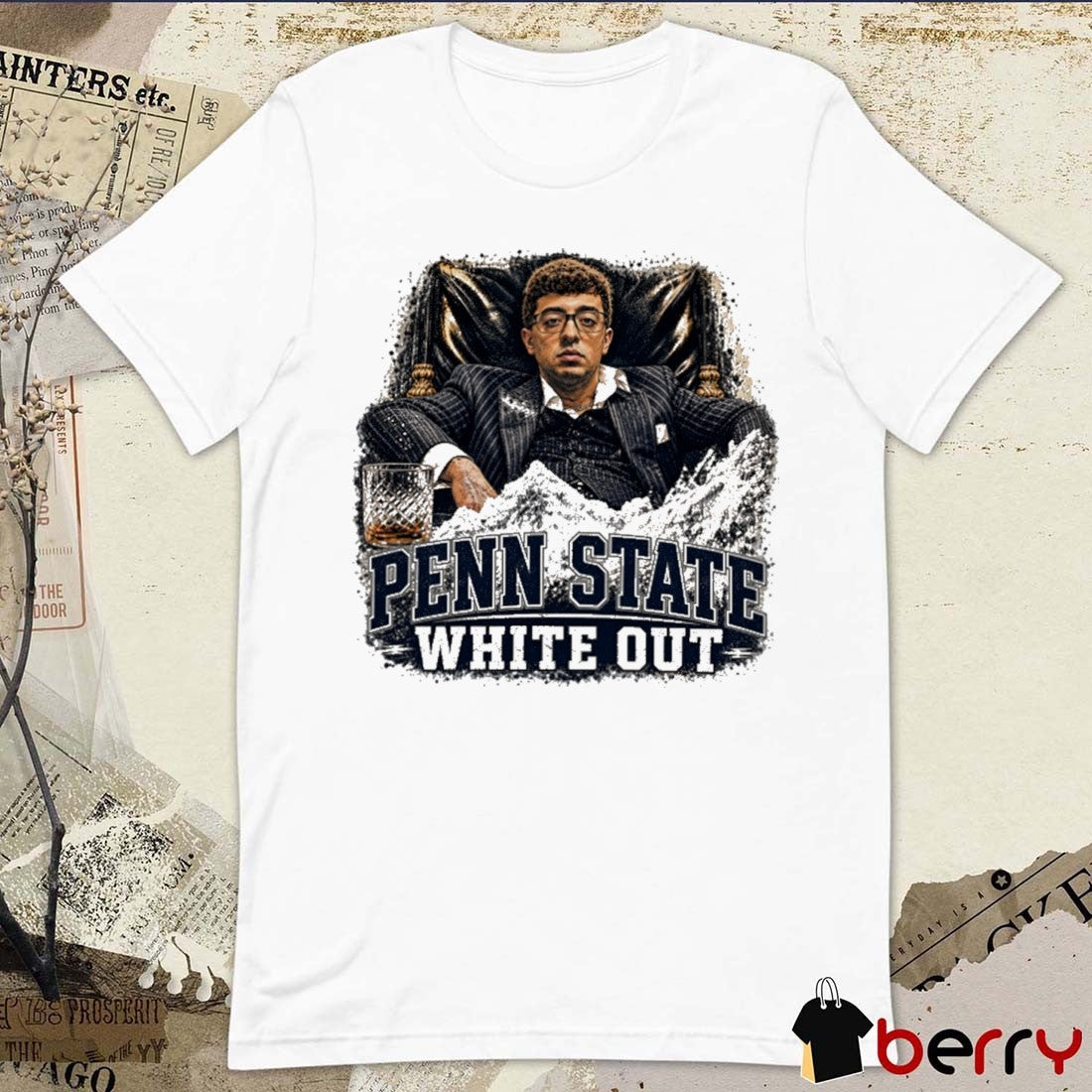 Official 2026 Pledge Escobar Penn State White Out Meme t-shirt