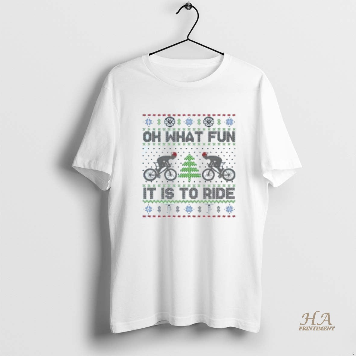 Official Oh What Fun It Is To Ride Bicycle Ugly Christmas Shirt Hoodie Sweatshirt | PurePodTees.com