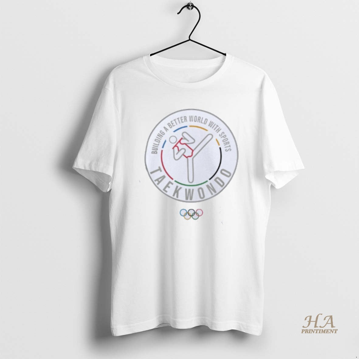 Official Olympic Collection Taekwando Pictogram Shirt Hoodie Sweatshirt | PurePodTees.com