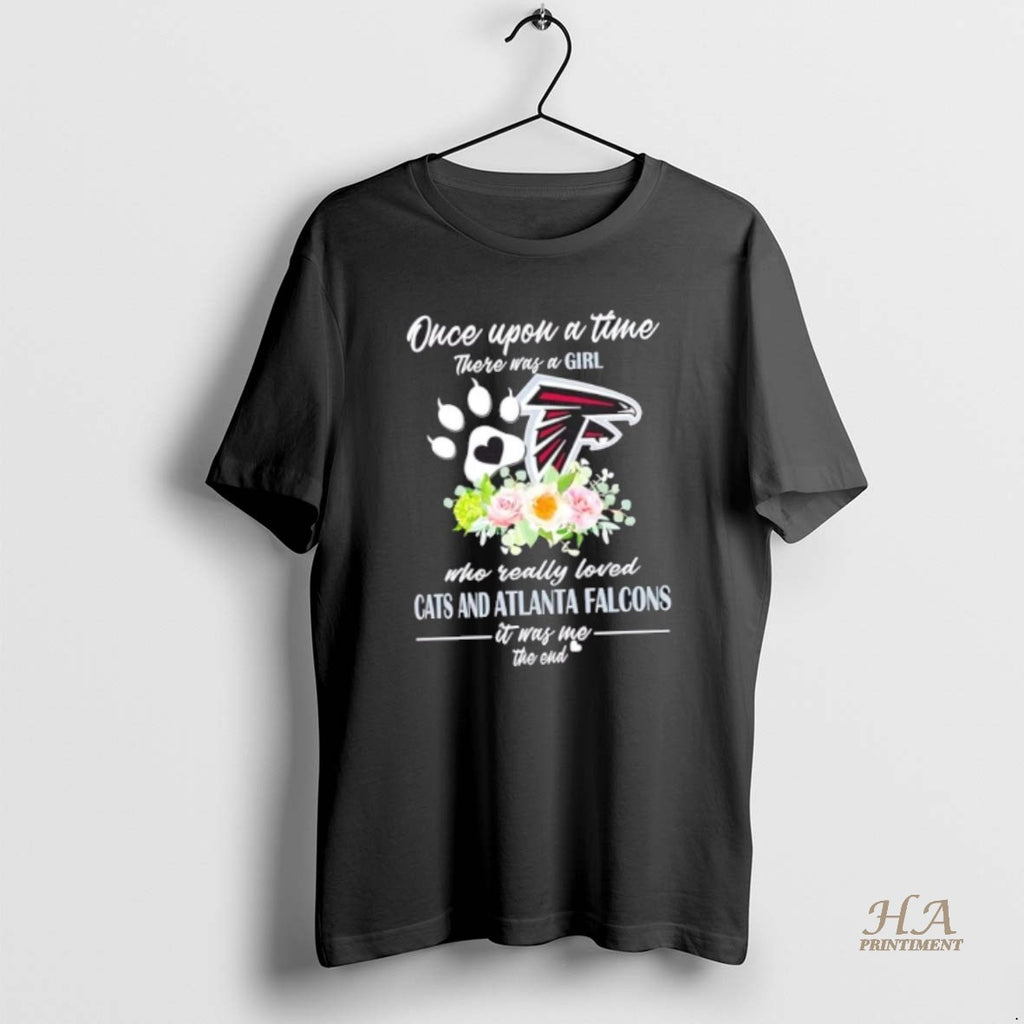 Official Once Upon A Time There Was A Girl Who Really Loved Cats And Atlanta Shirt Hoodie Sweatshirt | PurePodTees.com