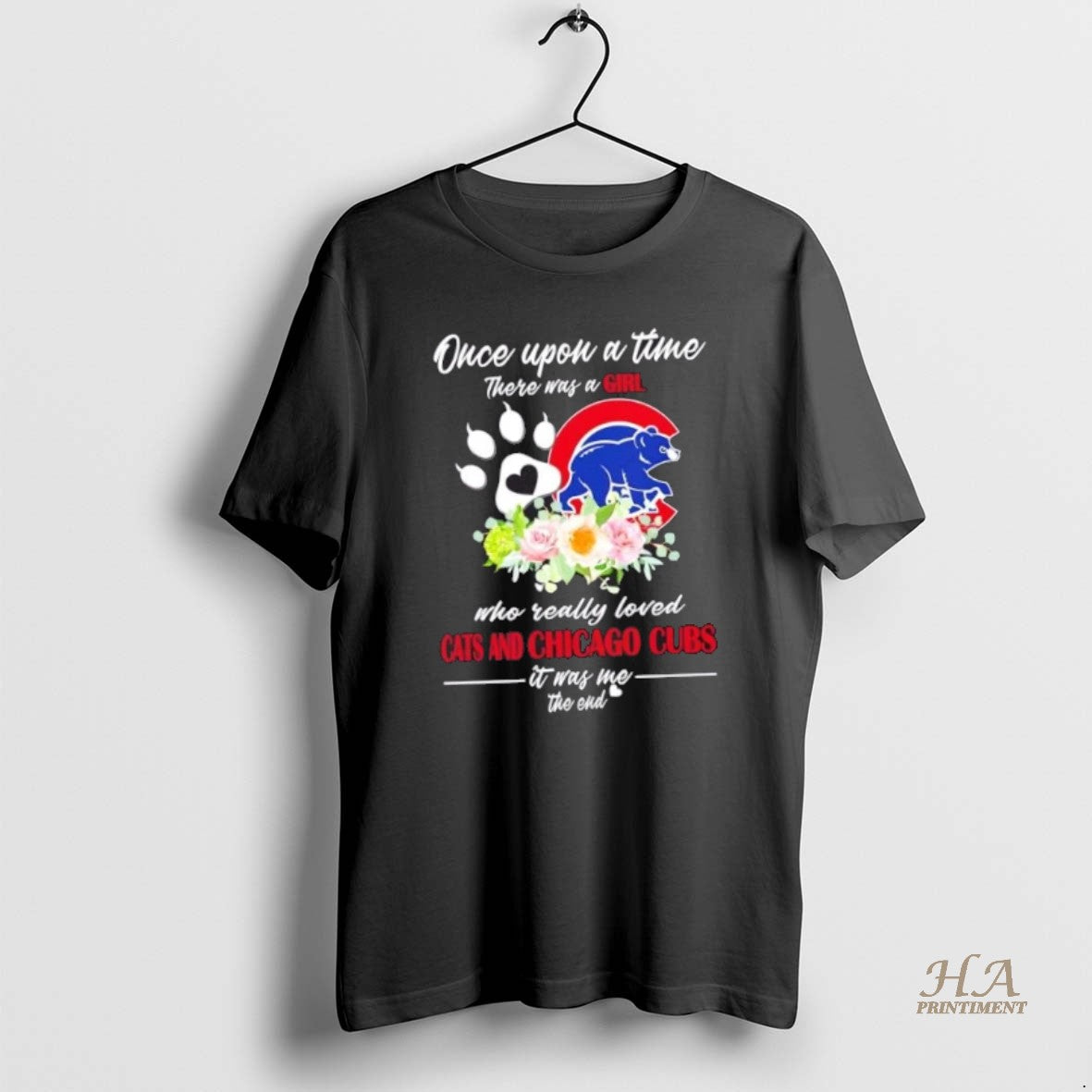 Official Once Upon A Time There Was A Girl Who Really Loved Cats And Chicago Shirt Hoodie Sweatshirt | PurePodTees.com