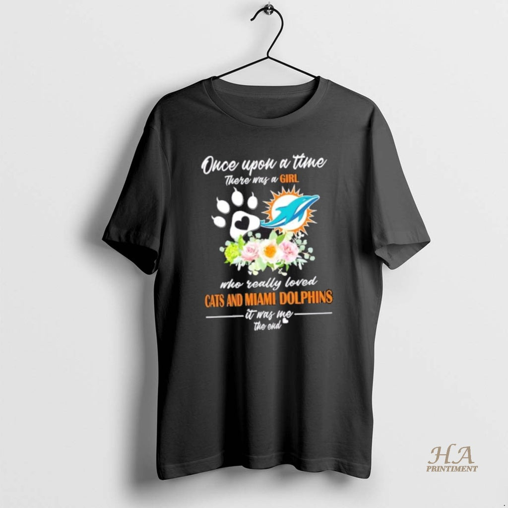 Official Once Upon A Time There Was A Girl Who Really Loved Cats And Miami Shirt Hoodie Sweatshirt | PurePodTees.com