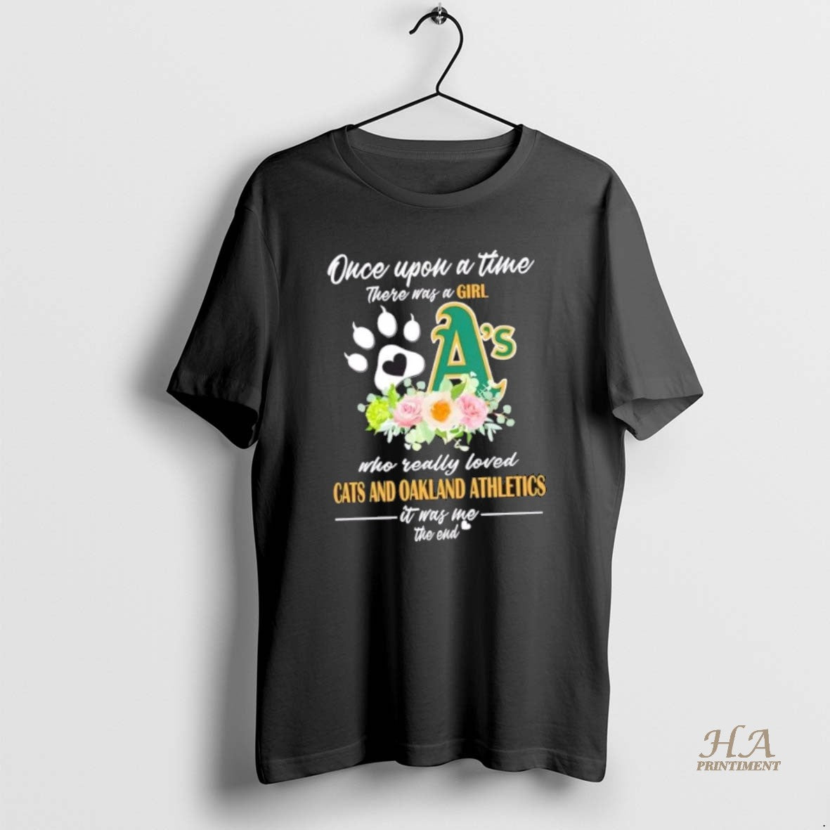 Official Once Upon A Time There Was A Girl Who Really Loved Cats And Oakland Shirt Hoodie Sweatshirt | PurePodTees.com