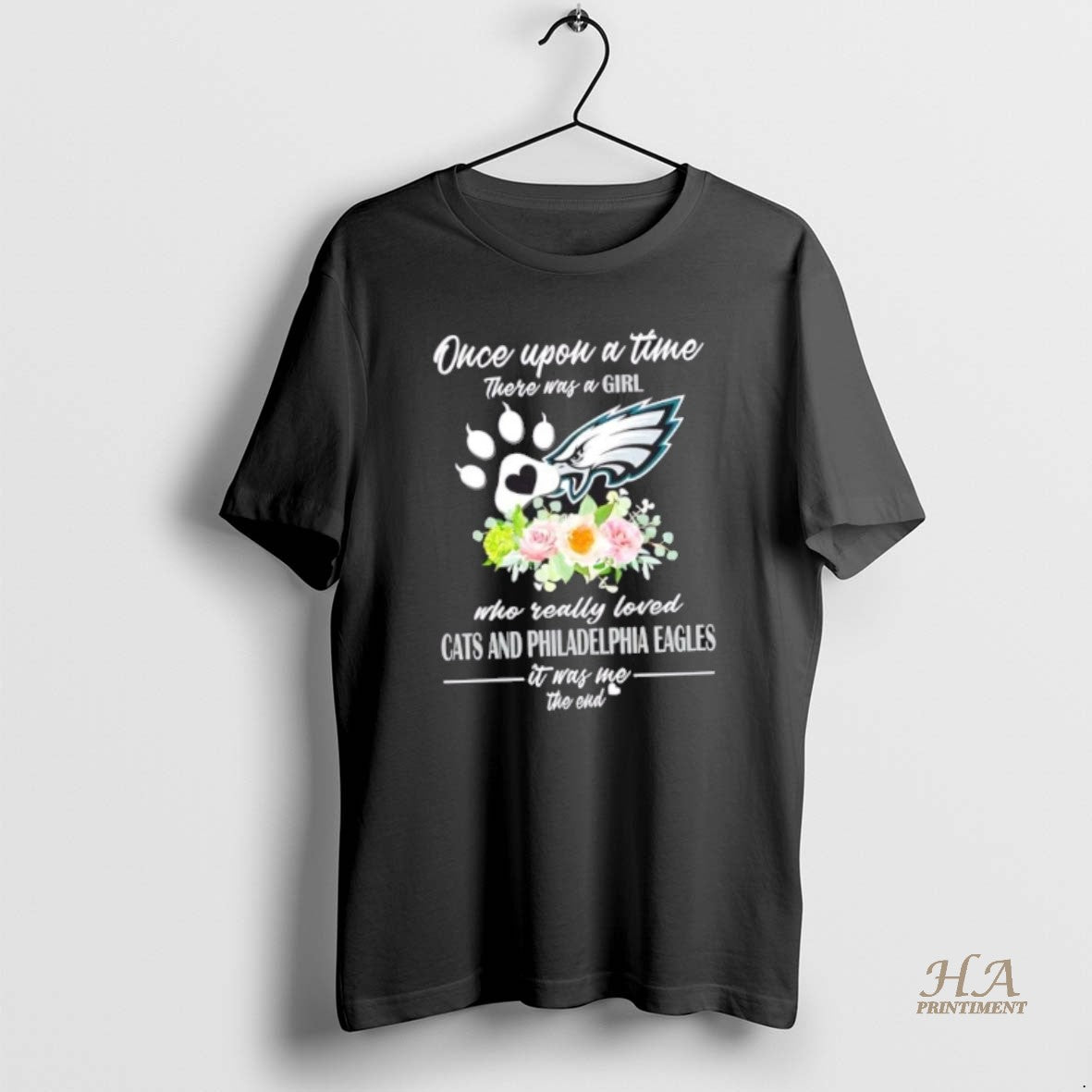 Official Once Upon A Time There Was A Girl Who Really Loved Cats And Philadelphia Shirt Hoodie Sweatshirt | PurePodTees.com