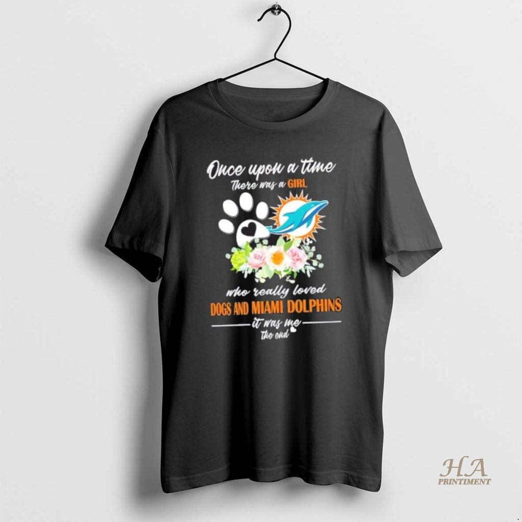 Official Once Upon A Time There Was A Girl Who Really Loved Dogs And Miami Shirt Hoodie Sweatshirt | PurePodTees.com