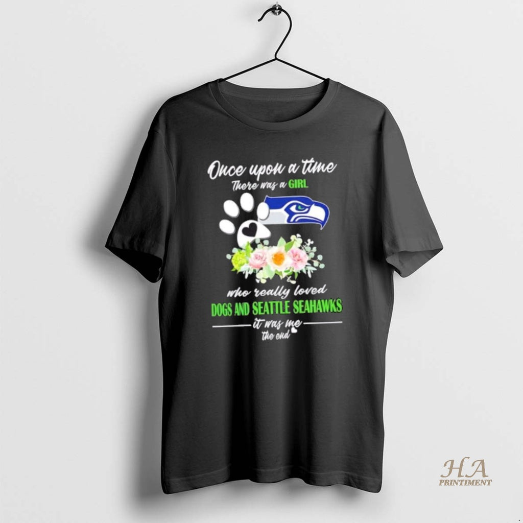 Official Once Upon A Time There Was A Girl Who Really Loved Dogs And Seattle Shirt Hoodie Sweatshirt | PurePodTees.com