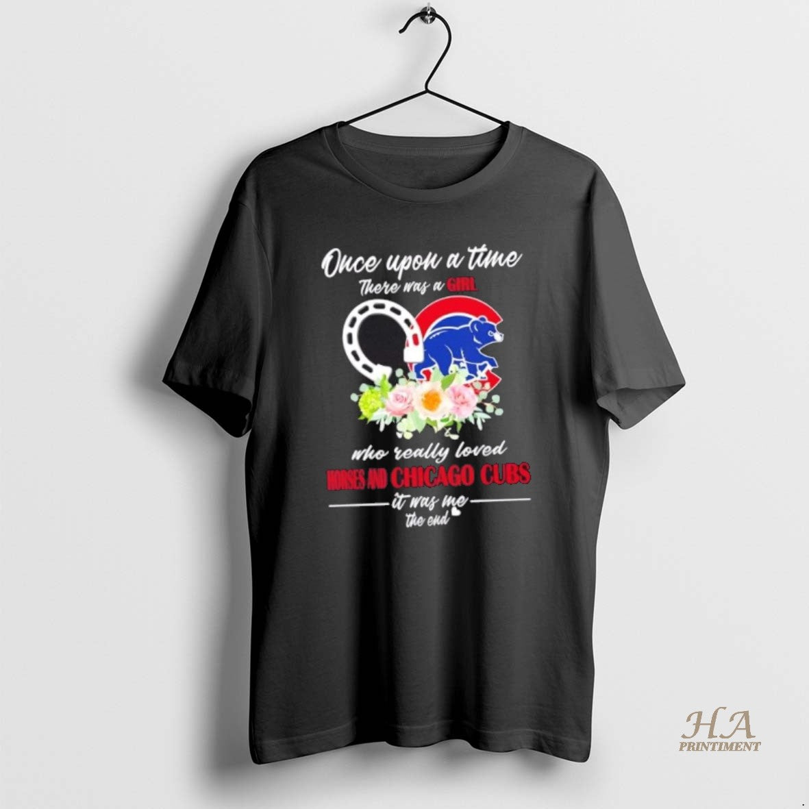 Official Once Upon A Time There Was A Girl Who Really Loved Horses And Chicago Shirt Hoodie Sweatshirt | PurePodTees.com
