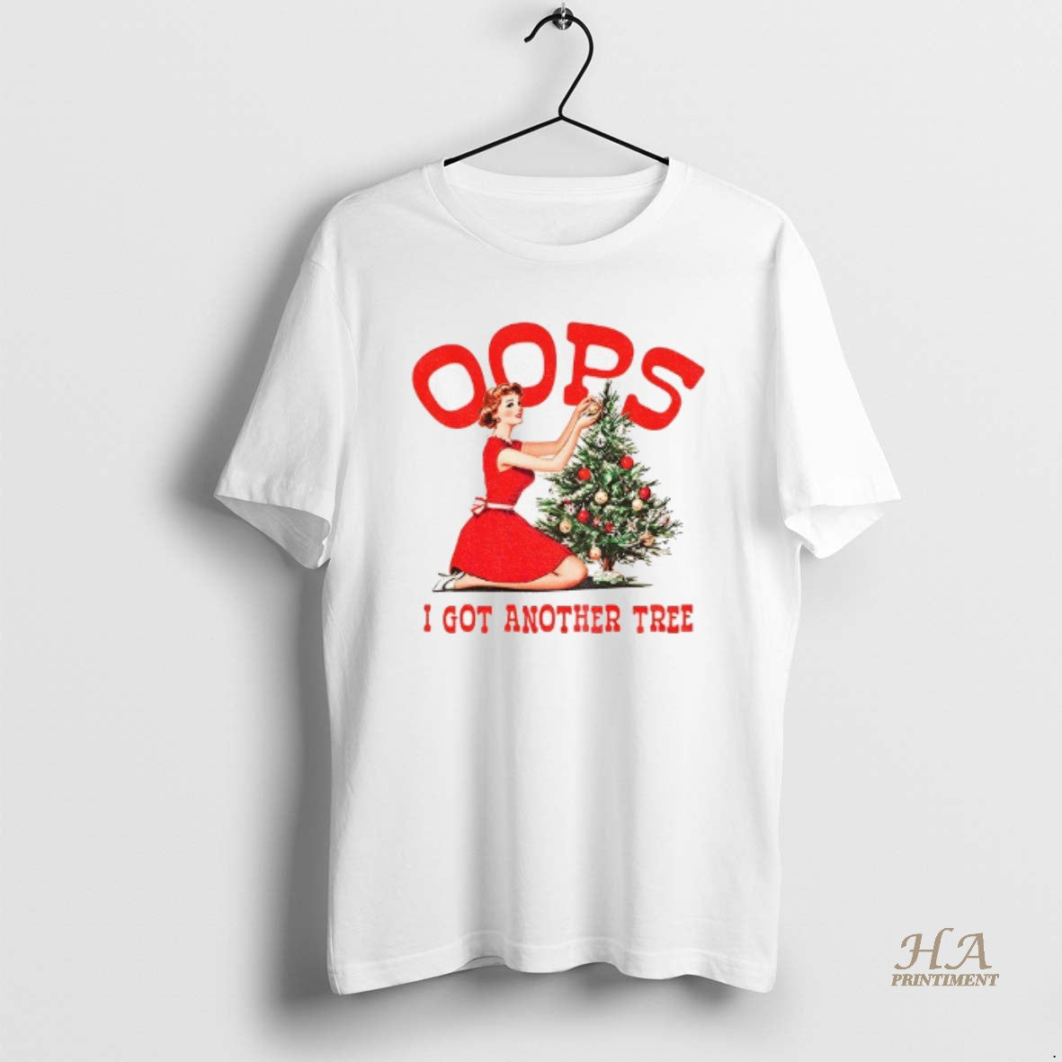 Official Oops I Got Another Tree Merry Christmas Shirt Hoodie Sweatshirt | PurePodTees.com