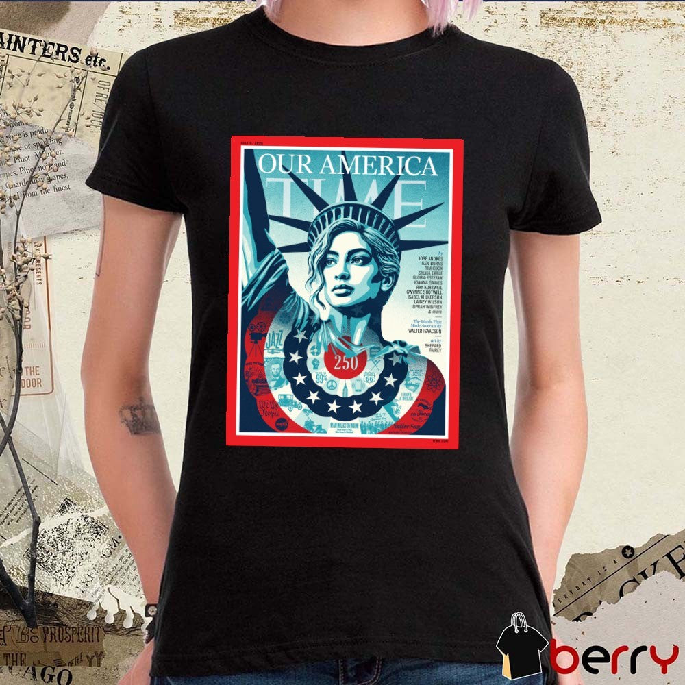 Our America Time July 6 2026 Man Walks On Moon Small Step For Man Giant Leap For Mankind Poster t-shirt