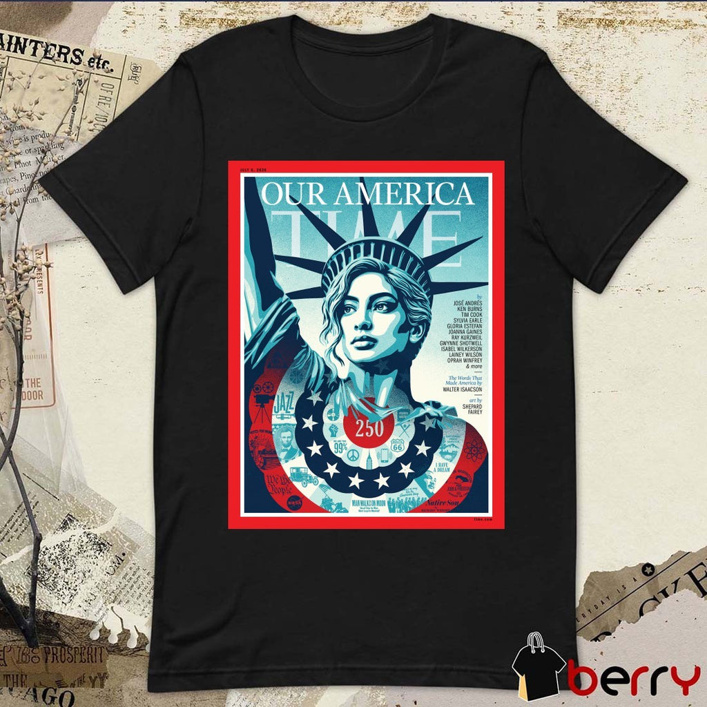 Our America Time July 6 2026 Man Walks On Moon Small Step For Man Giant Leap For Mankind Poster t-shirt