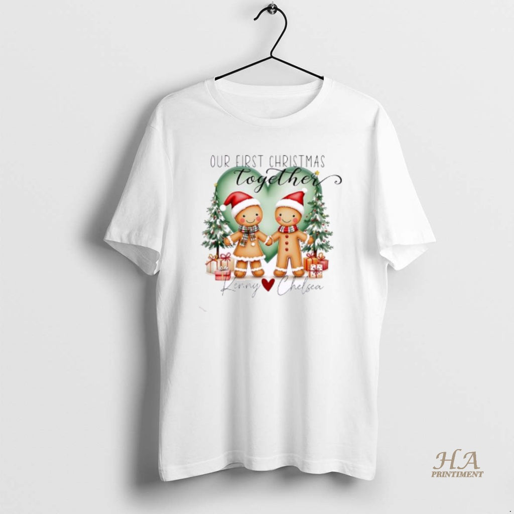 Official Our First Christmas Together Personalized Ornaments White Shirt Hoodie Sweatshirt | PurePodTees.com