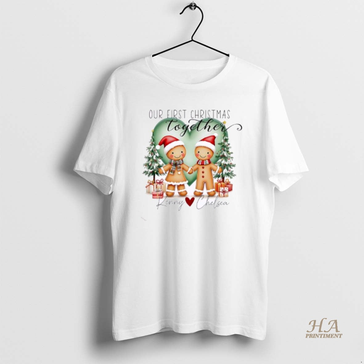 Official Our First Christmas Together Personalized Ornaments White Shirt Hoodie Sweatshirt | PurePodTees.com