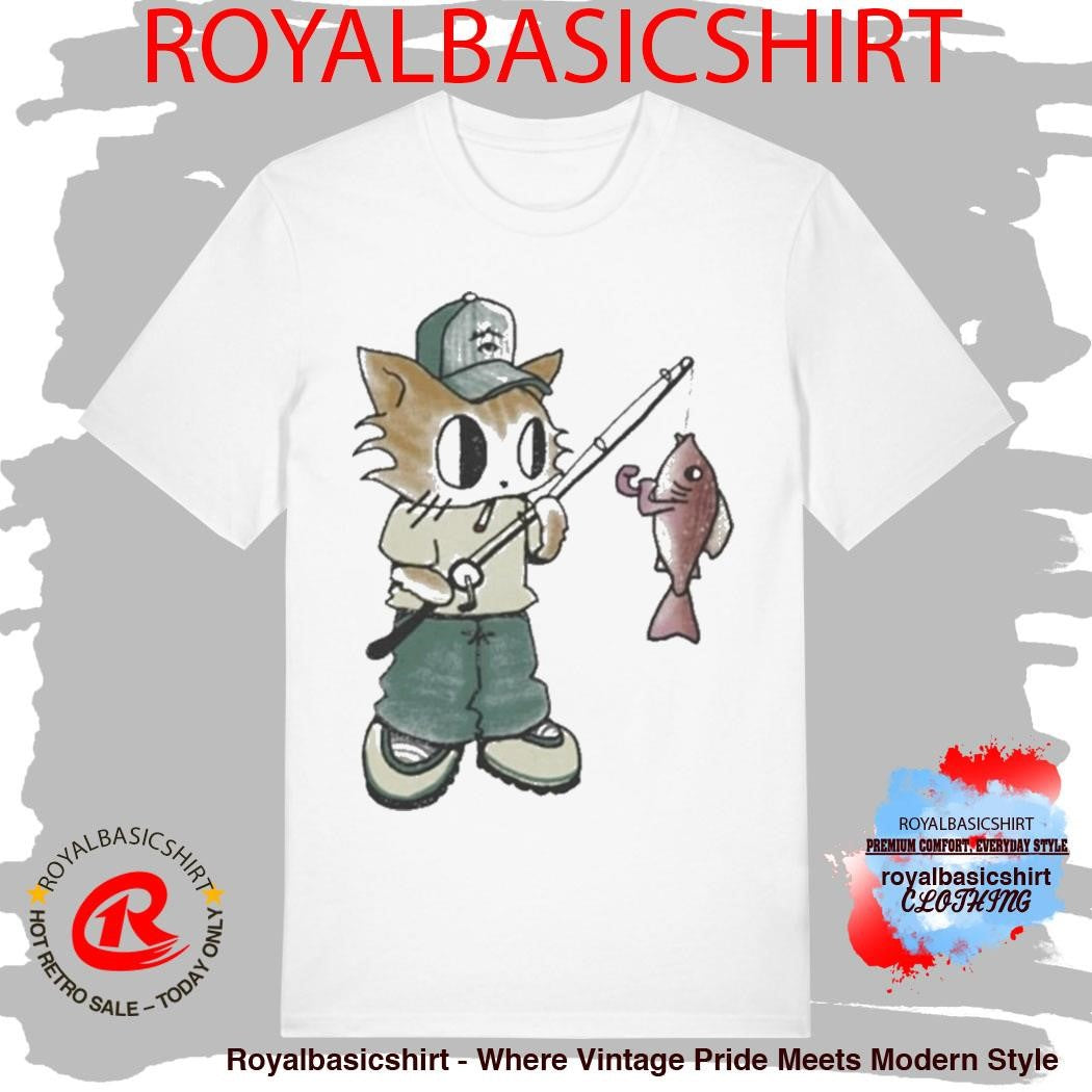 Out Fishing Cat K45ink Shirt