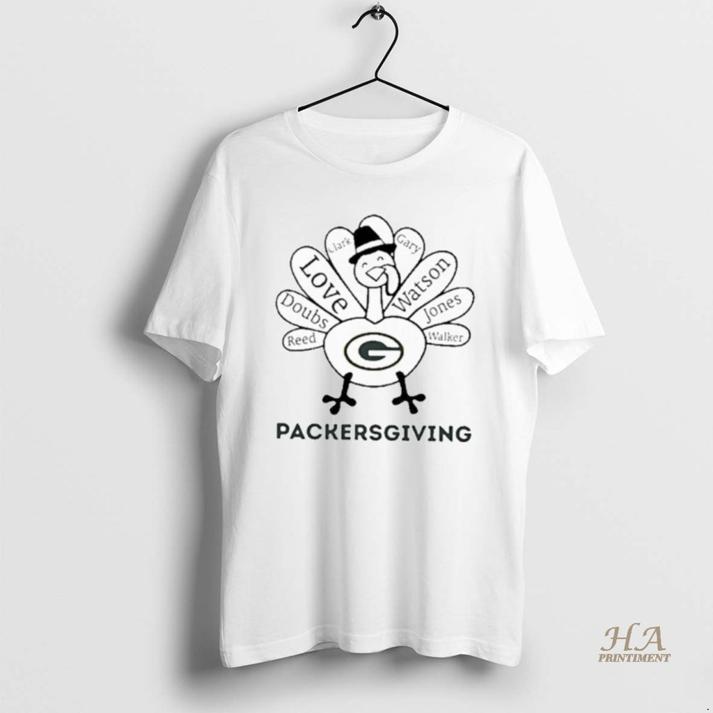 Official Packersgiving Green Bay Packers X Thanksgiving Shirt Hoodie Sweatshirt | PurePodTees.com