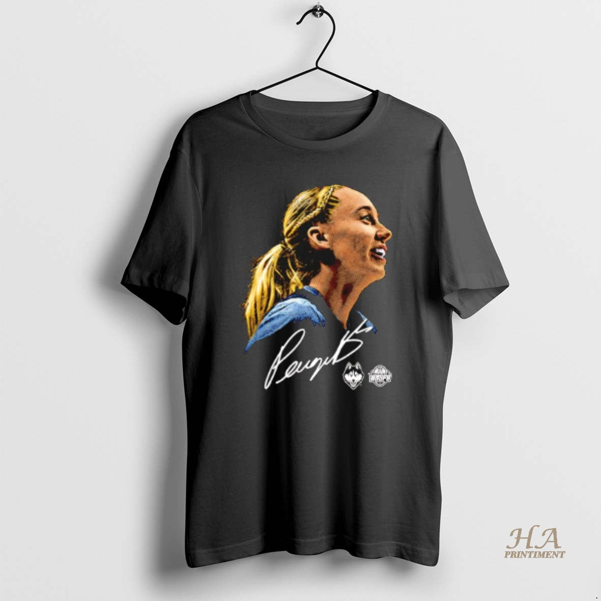Official Paige Bueckers Uconn Huskies Portrait Signature Shirt Hoodie Sweatshirt | PurePodTees.com