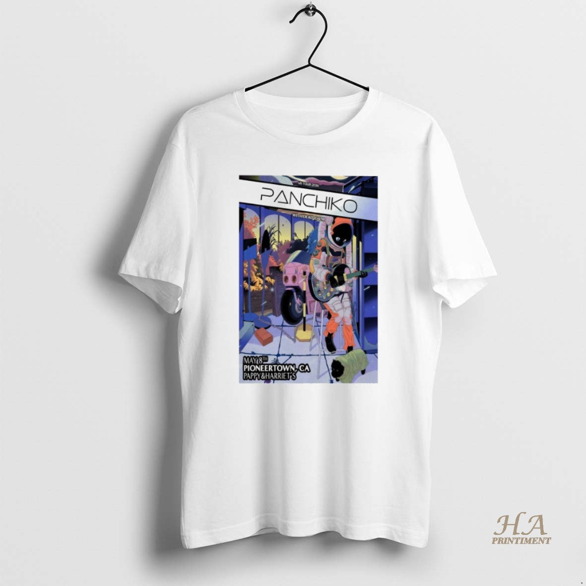 Official Panchiko Pappy And Harriets In Pioneertown Ca May 8 2026 Shirt Hoodie Sweatshirt | PurePodTees.com