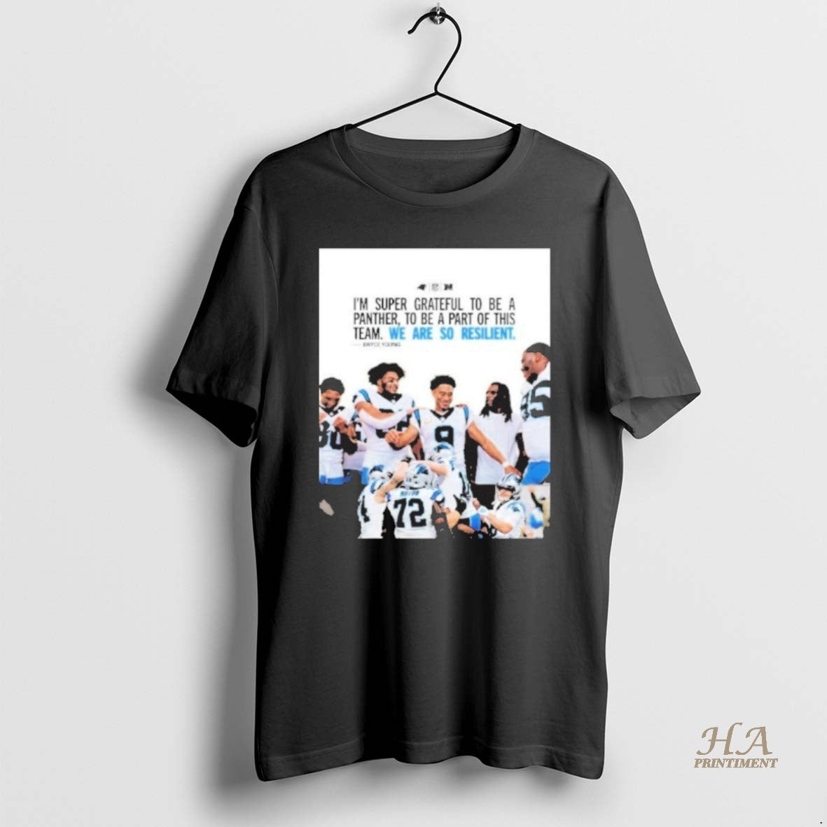 Official Panthers Bryce Young Im Super Grateful To Be A Panther To Be A Part Shirt Hoodie Sweatshirt | PurePodTees.com