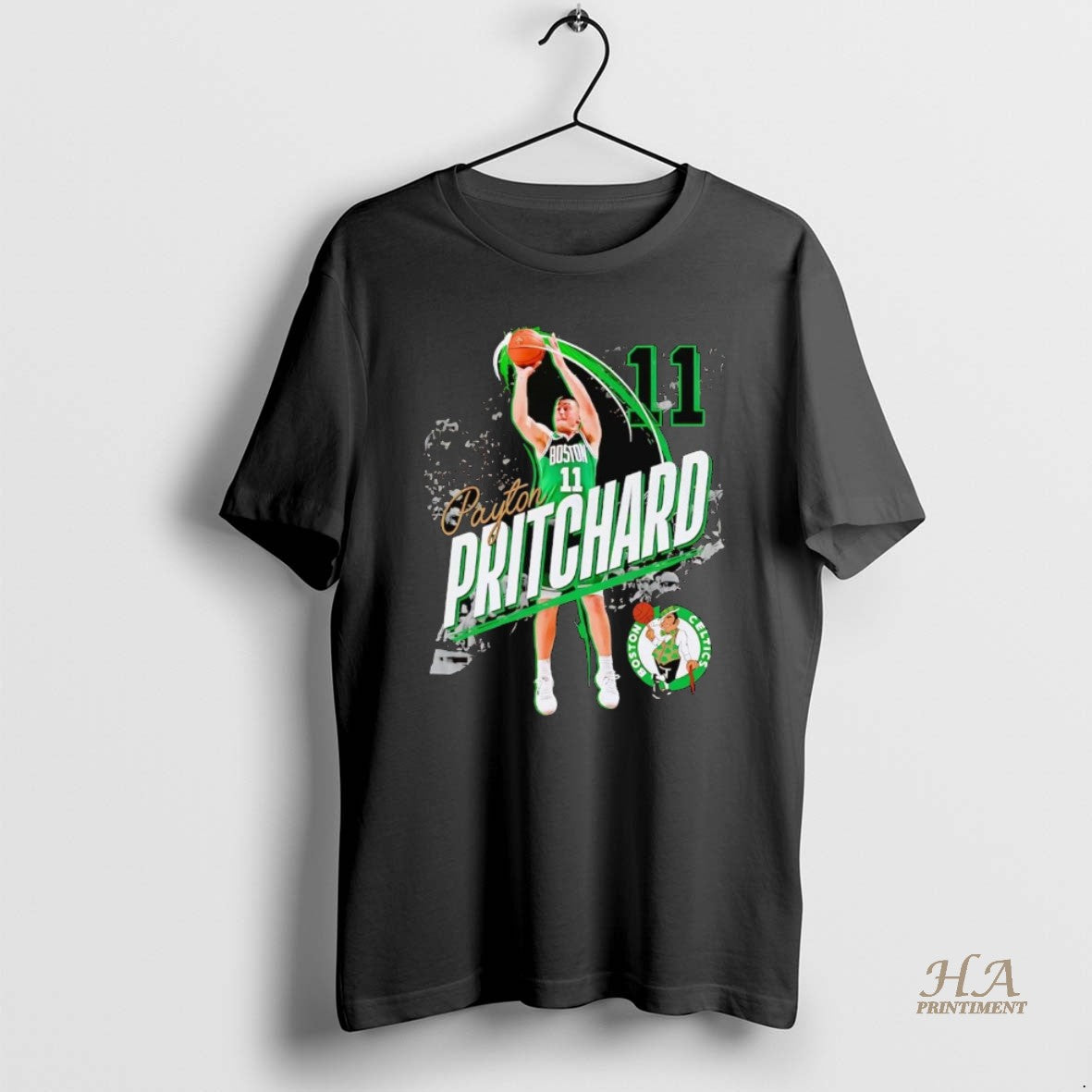 Official Payton Pritchard Jump Shot Boston Celtics Shirt Hoodie Sweatshirt | PurePodTees.com