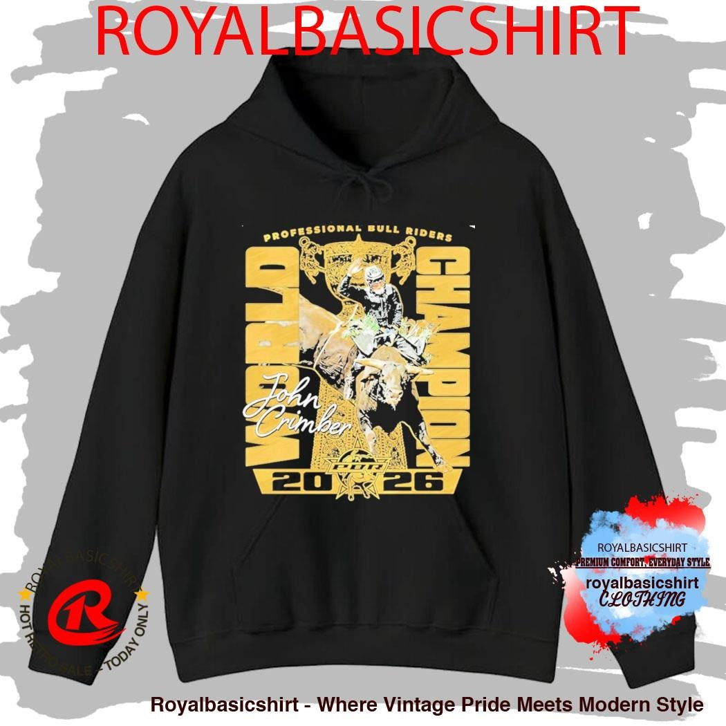 Pbr 2026 World Champion John Crimber T-Shirt