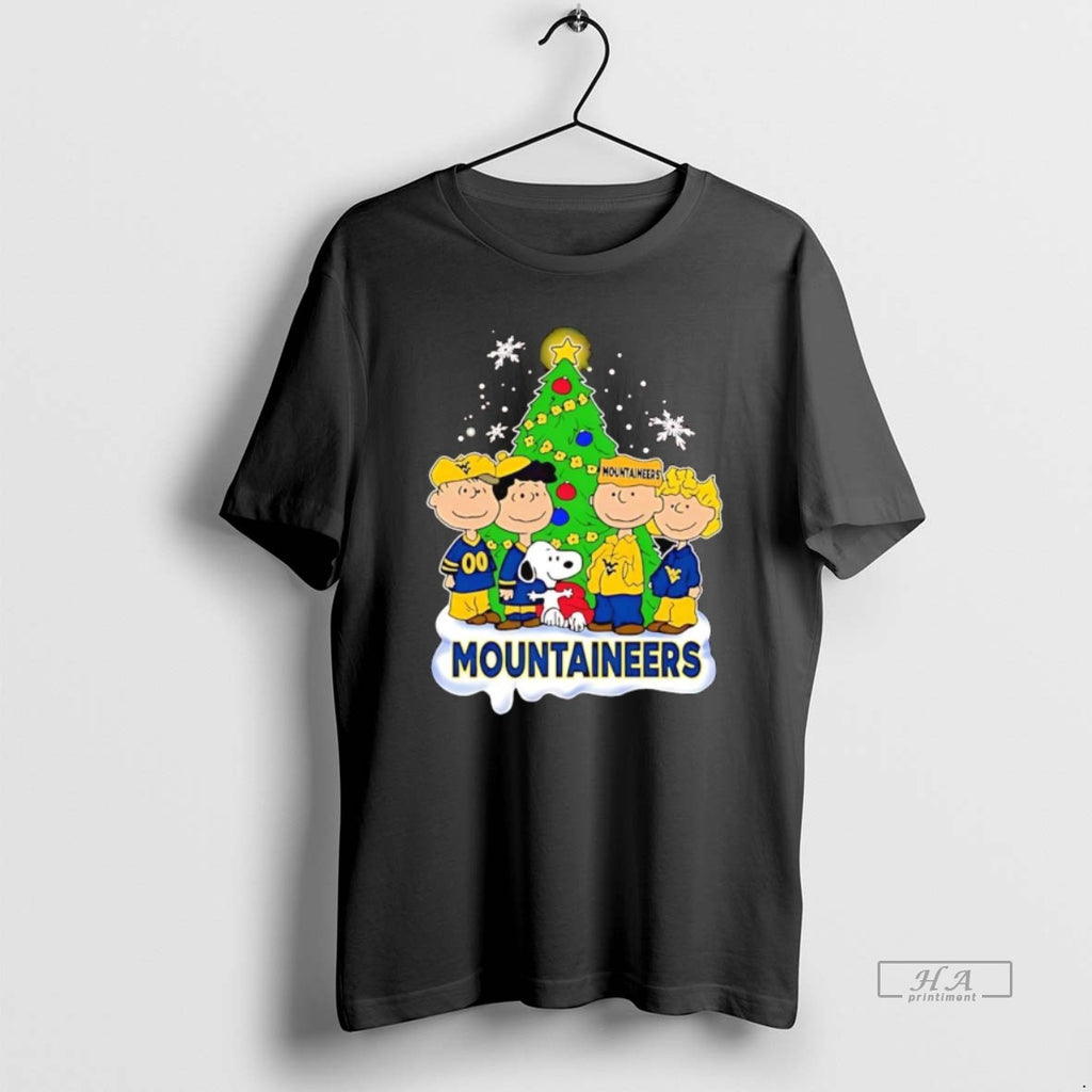 Official Peanuts West Virginia Mountaineers Under Christmas Tree