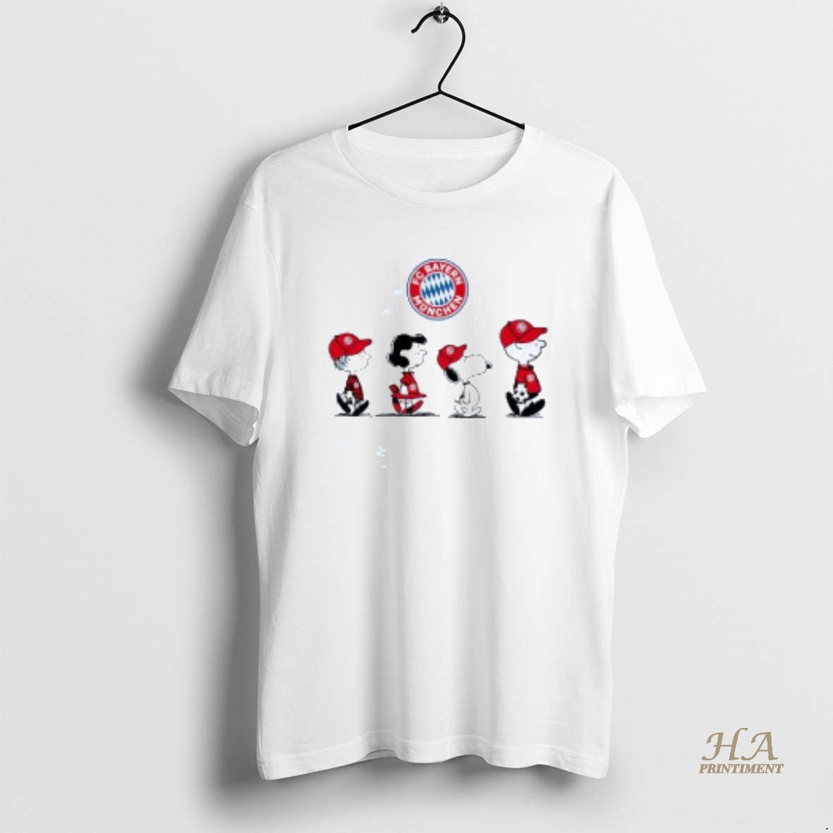 Official Peanuts Characters Fc Bayern Munich Shirt Hoodie Sweatshirt | PurePodTees.com