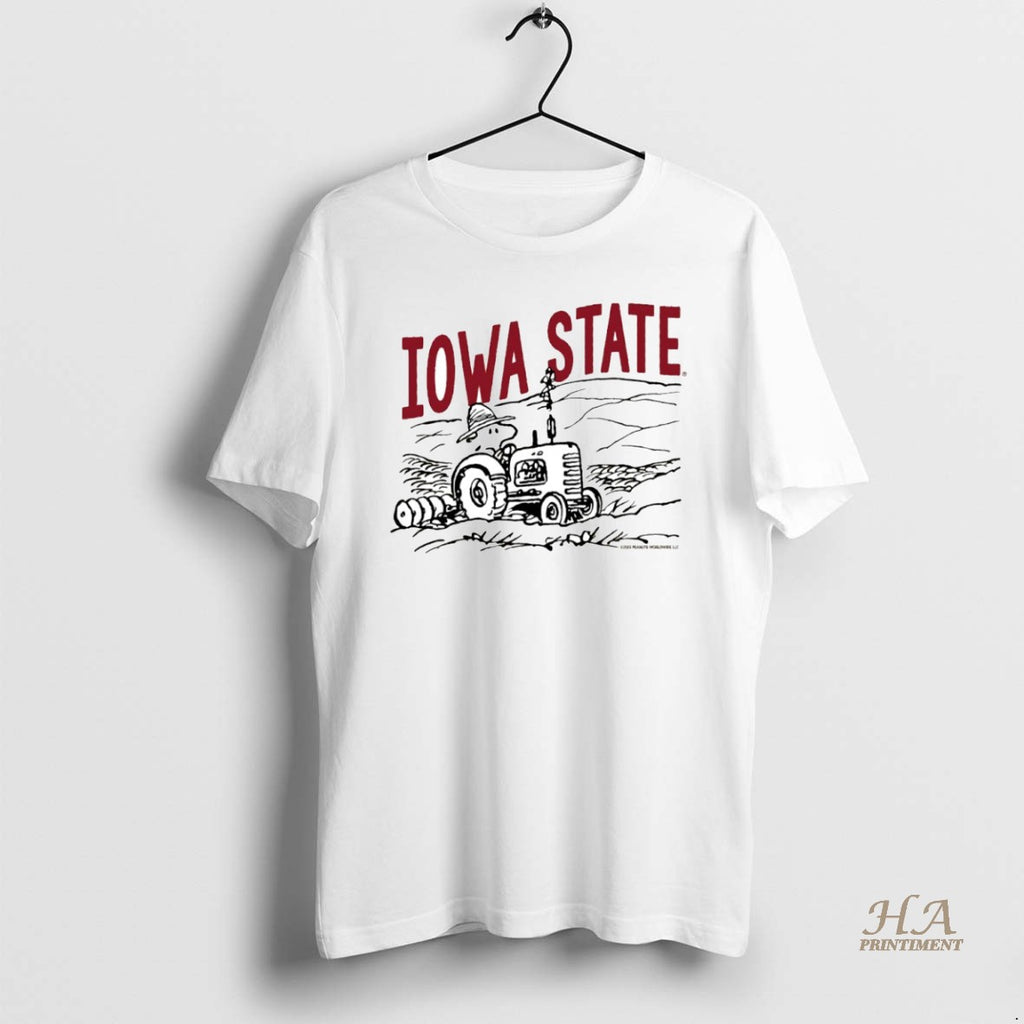 Official Peanuts X Iowa State Woodstock Farmer Circle Shirt Hoodie Sweatshirt | PurePodTees.com
